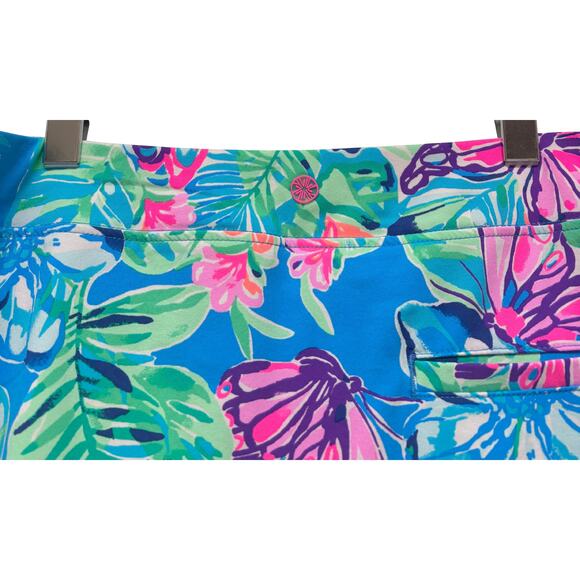Lilly Pulitzer Luxletic Daphne Golf Skort Pundy Blue Isle Be Back Size 12 - Picture 5 of 10